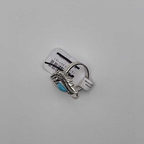 Free People | Turquoise Western Ring | Silver Color | Size 6 - Picture 5 of 5